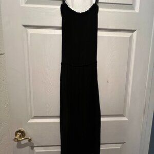 One Clothing Black Midi Dress Black Size S